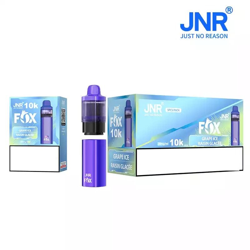 JNR FOX 10000 Puffs Pod Kit Bulk Buy Rechargeable Refillable Vape Wholesale - Image 5