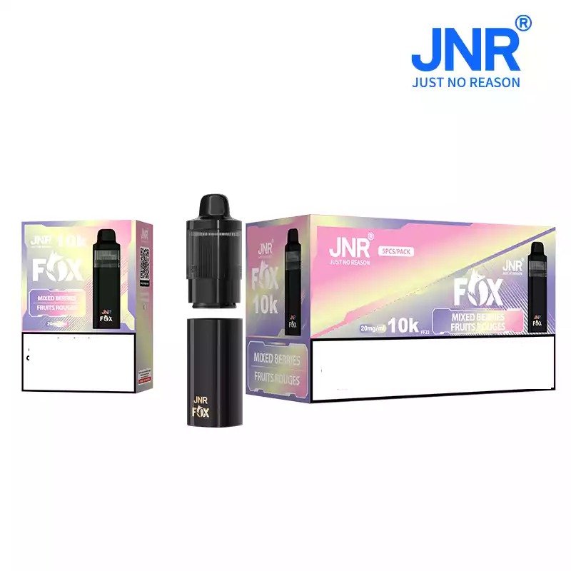 JNR FOX 10000 Puffs Pod Kit Bulk Buy Rechargeable Refillable Vape Wholesale - Image 3