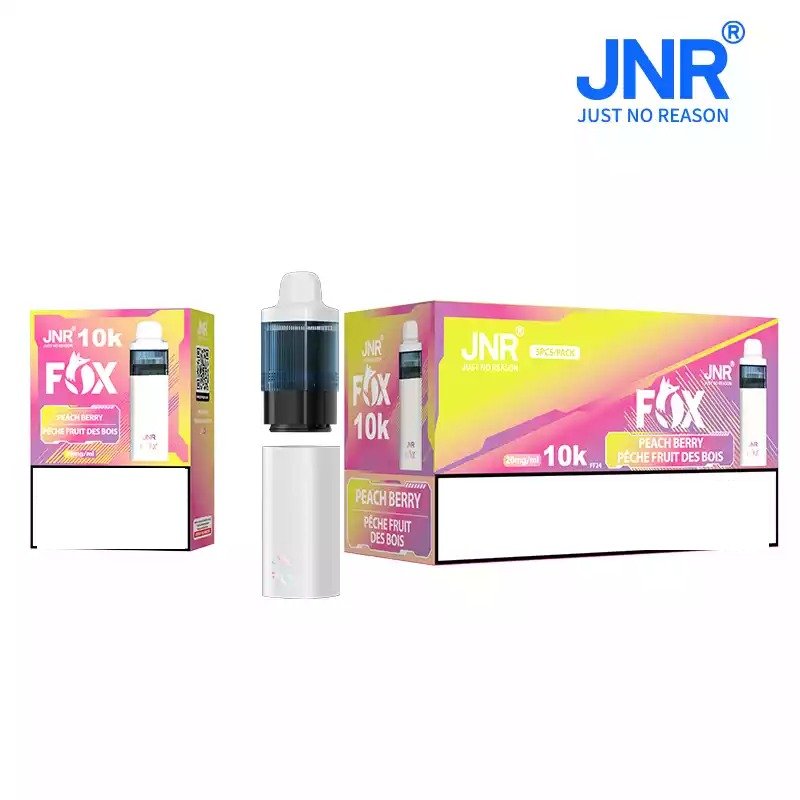 JNR FOX 10000 Puffs Pod Kit Bulk Buy Rechargeable Refillable Vape Wholesale - Image 2