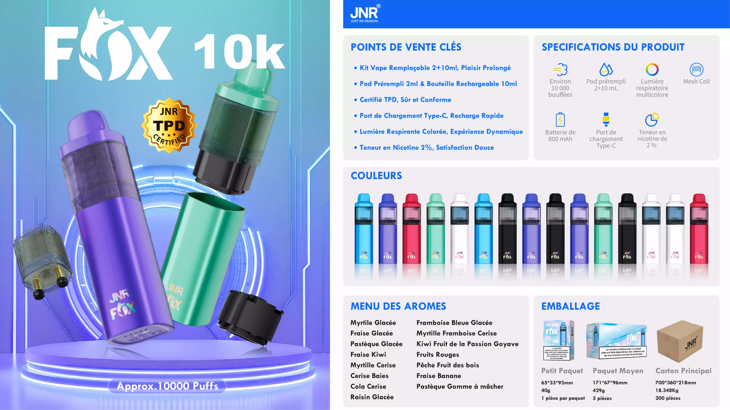 JNR FOX 10000 Puffs Pod Kit Bulk Buy Rechargeable Refillable Vape Wholesale 28 JNR FOX 10000 Puffs Pod Kit Bulk Buy Original Rechargeable Vapes Wholesale
