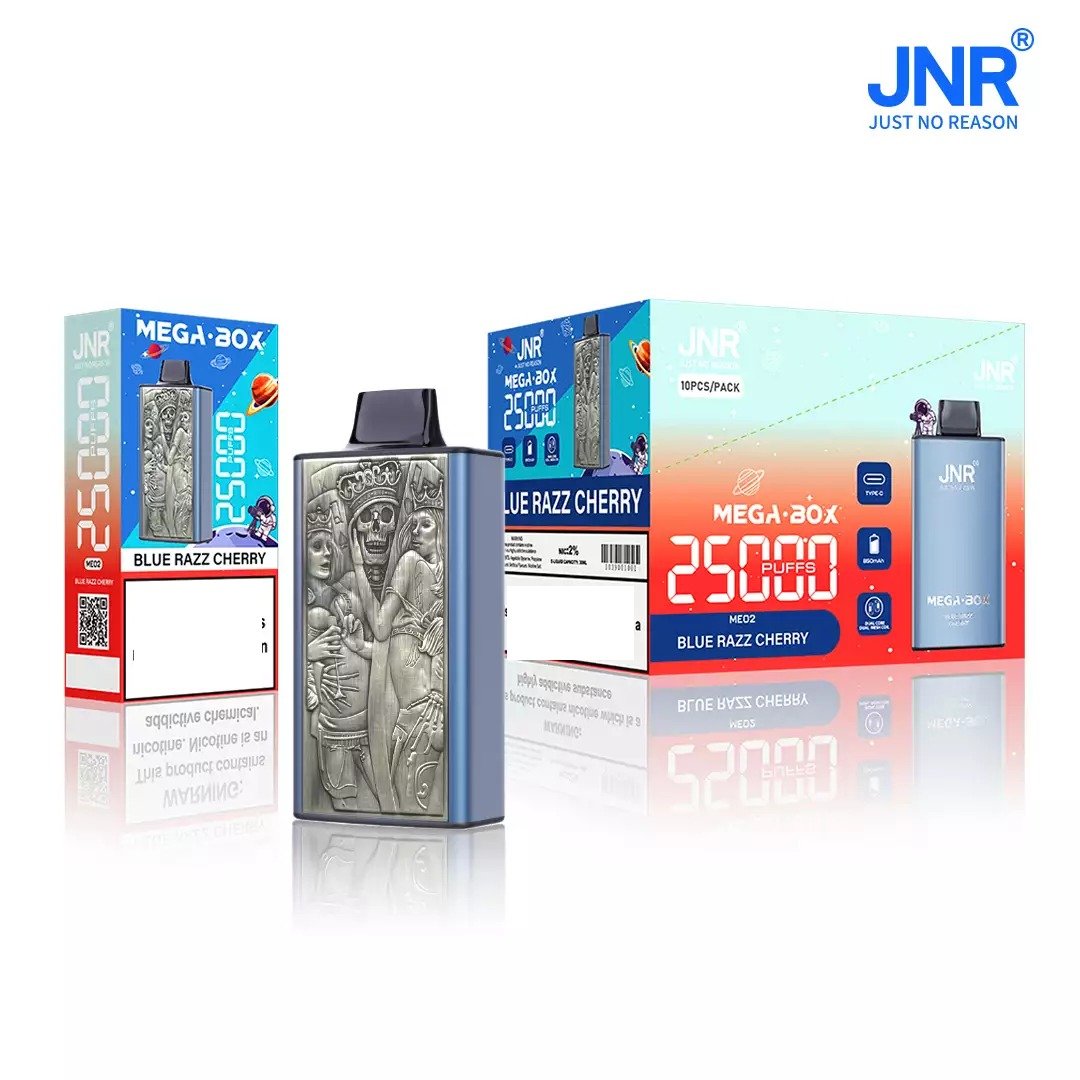 JNR MEGA BOX 25000 Puffs Dual Mesh  Rechargeable Disposable Vapes