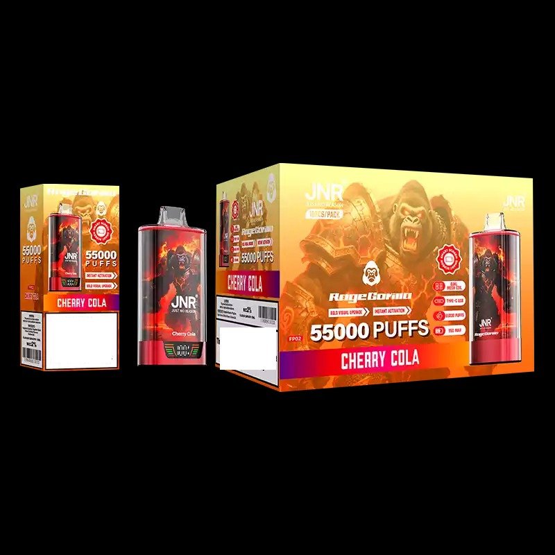 JNR RAGE GORILLA 55000 Puffs Dual Mesh  Rechargeable Disposable Vapes