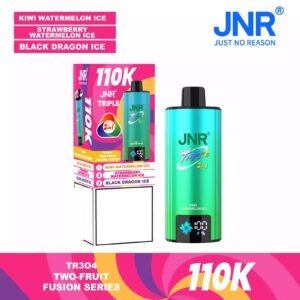 JNR TRIPLE 3 IN 1 110000 Puffs 3 Separate Adjustable Dual Mesh Coil Disposable Vape