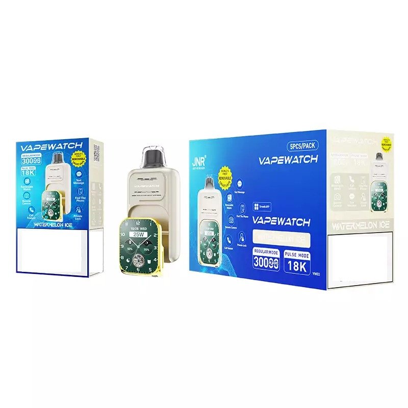 JNR Vape Watch 30000 Puffs Dual Mesh Smart Device Bulk Buy Rechargeable Disposable Vapes Wholesale - Image 3