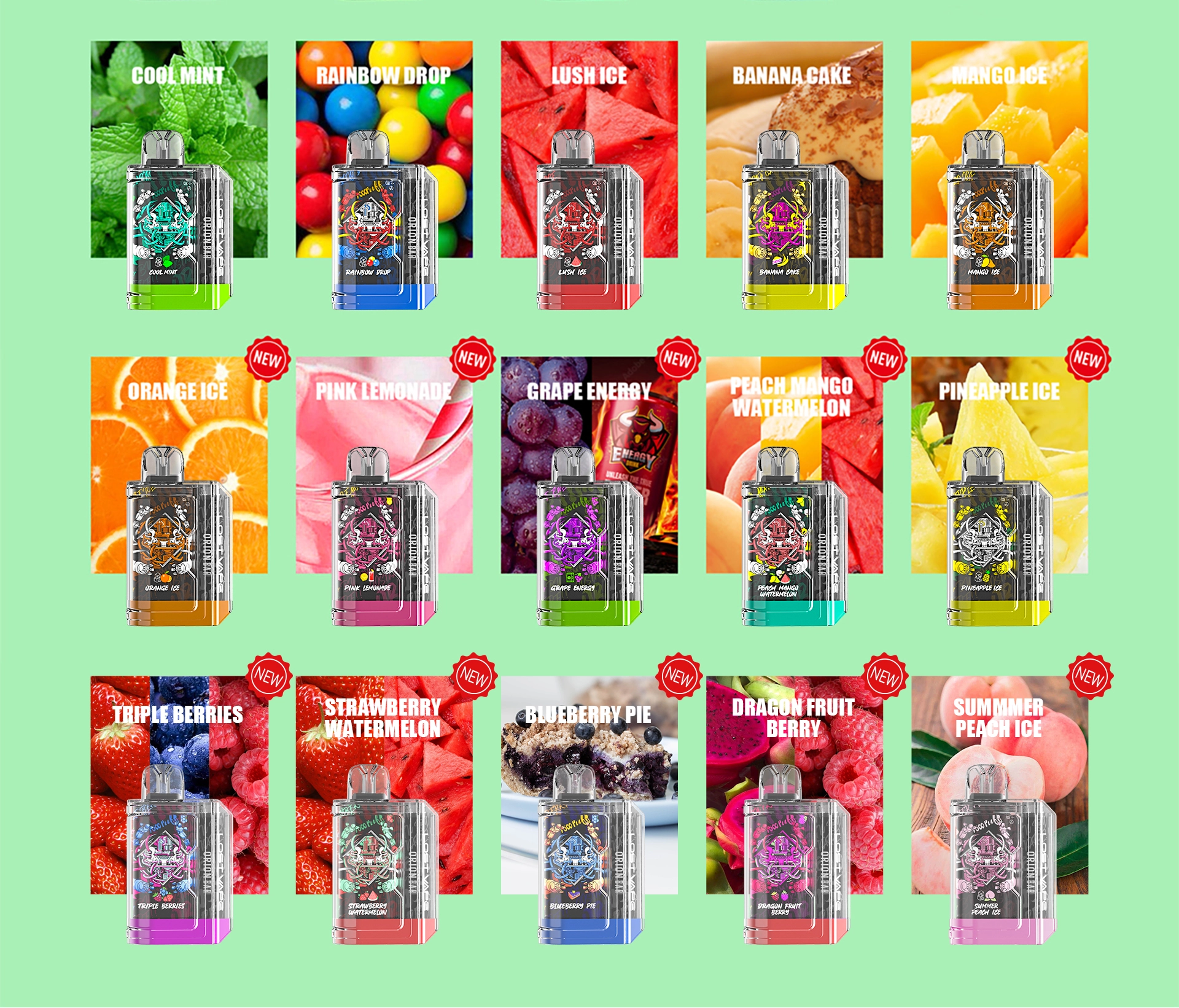 Lost Vape Orion Bar 7500 Puffs Rechargeable Disposable Vape Wholesale 20 Lost Vape Orion Bar 7500 Puffs Hardware Display