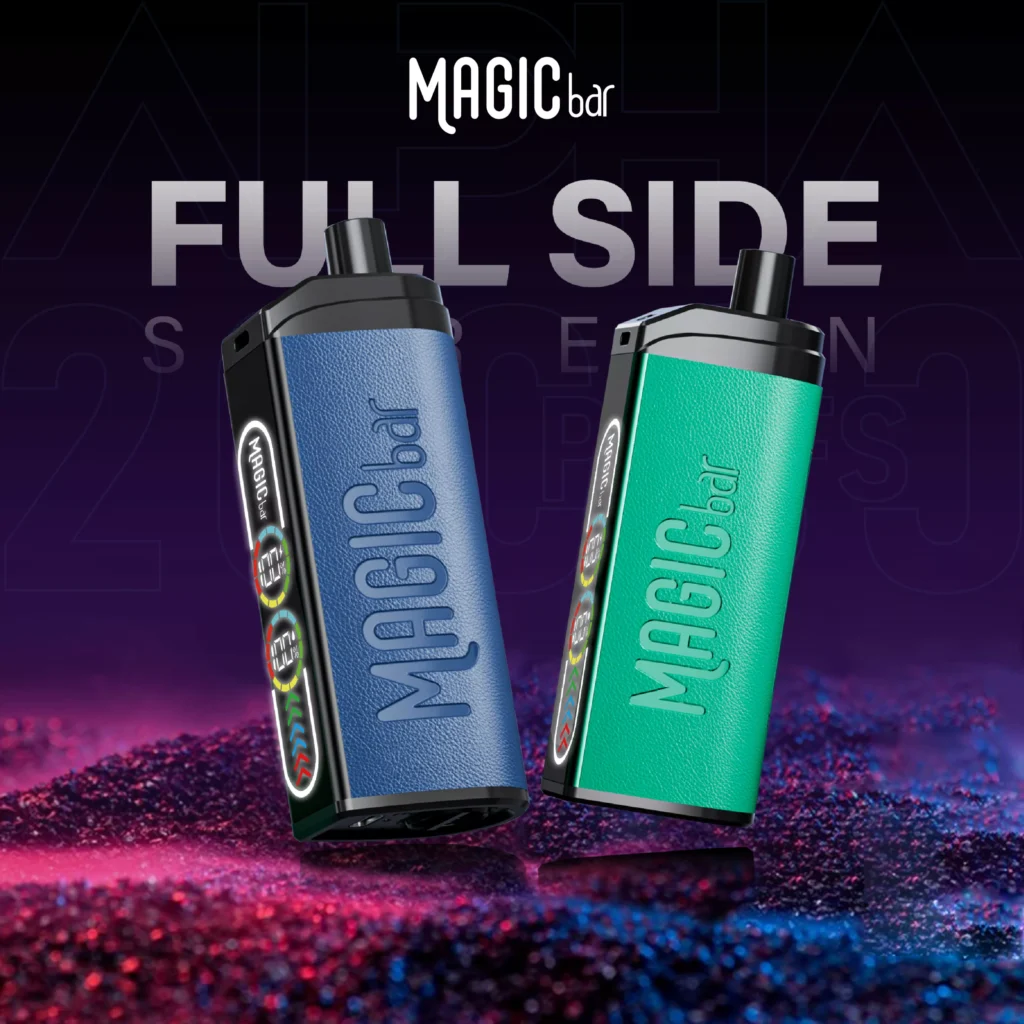 Magic Bar Alpha 20000 Puffs Digital Screen Bulk Buy Rechargeable Disposable Vapes Wholesale 38 Magic Bar Alpha 20000 Puffs Digital Screen Low Nicotine Original Factory Bulk Buy Rechargeable Disposable Vapes Pen Wholesale