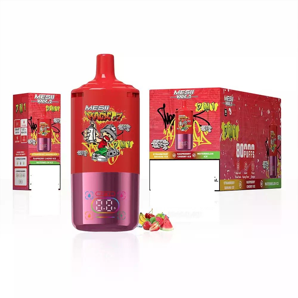 MESII MAGIC X7 80000 Puffs 7-in-1 Tastes Bulk Buy Rechargeable 80K Disposable Vapes Wholesale - Image 6