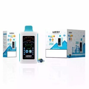 MESII TRIPLE NIICE 35000 Puffs Ice Strength Control  Rechargeable Disposable Vapes