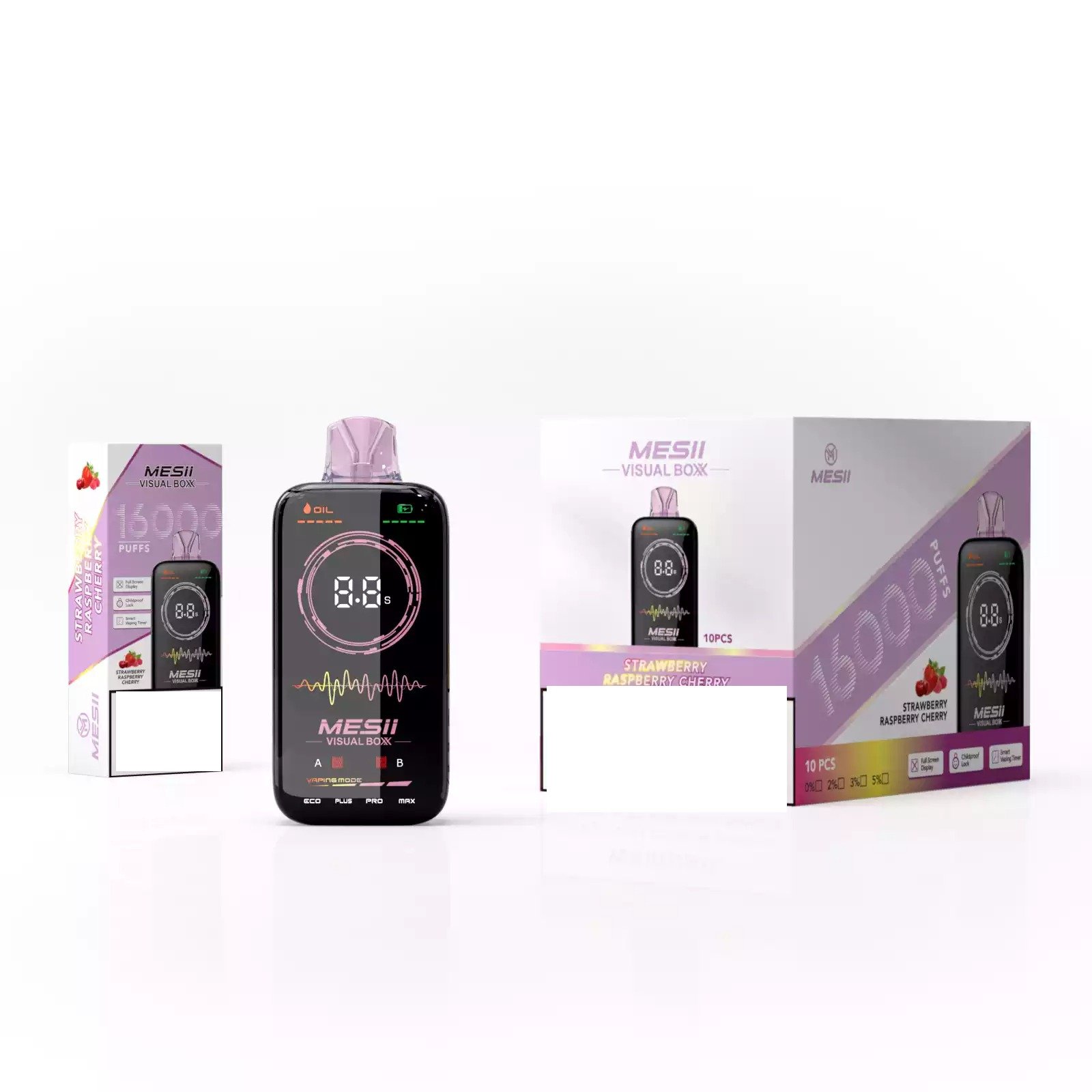 MESII VISUAL BOXX 16000 Puffs Rechargeable Full Screen Display Bulk Buy Disposable Vapes Wholesale - Image 15