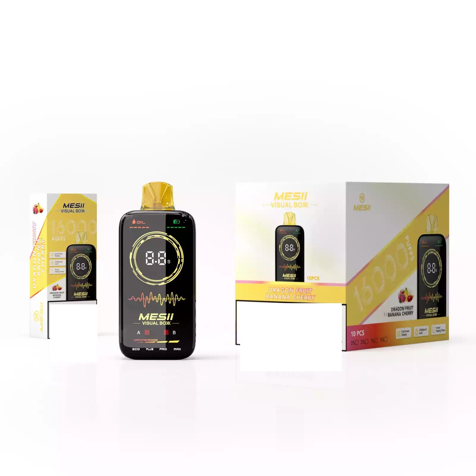 MESII VISUAL BOXX 16000 Puffs Rechargeable Full Screen Display Bulk Buy Disposable Vapes Wholesale - Image 14