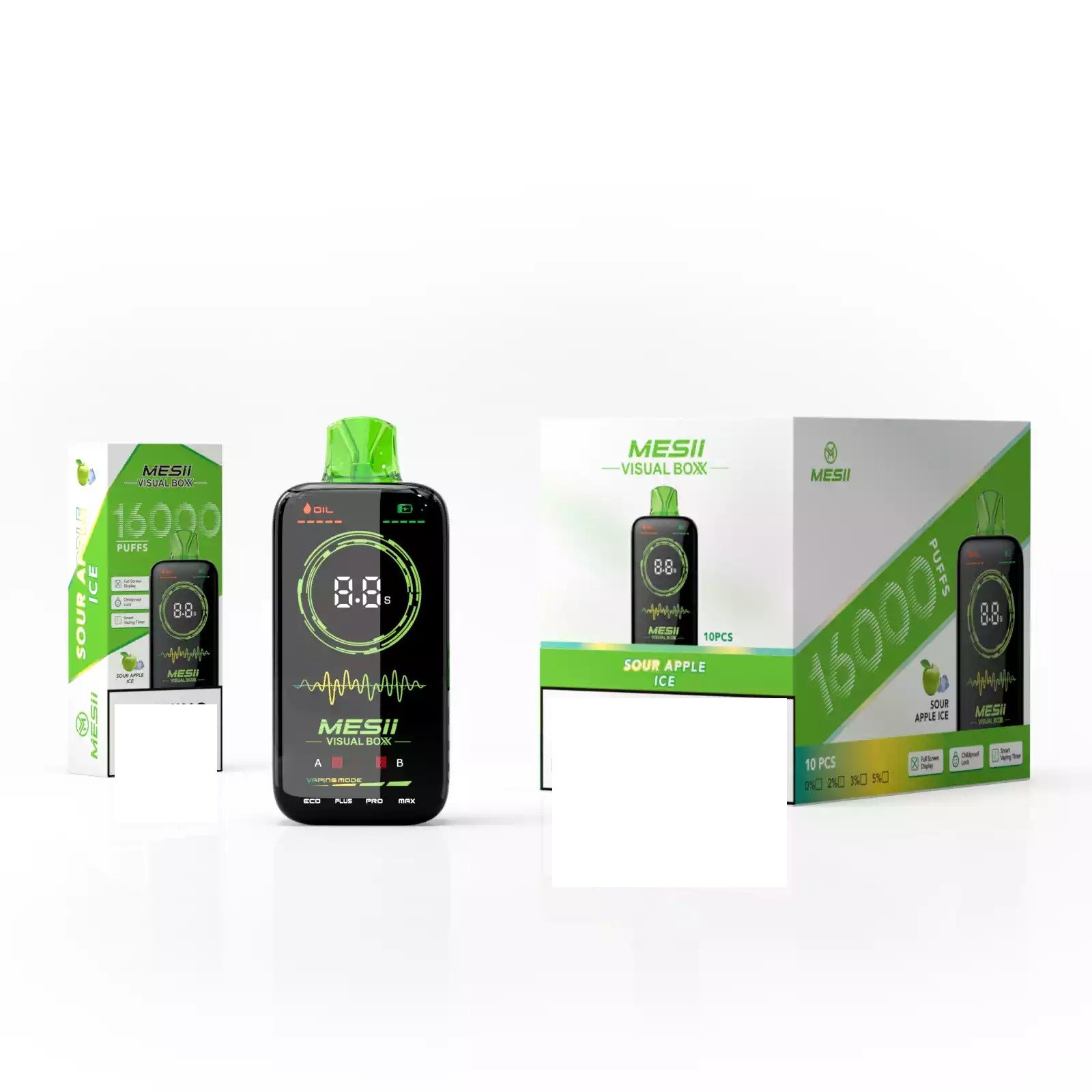 MESII VISUAL BOXX 16000 Puffs Rechargeable Full Screen Display Bulk Buy Disposable Vapes Wholesale - Image 10
