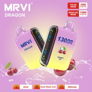 MRVI Dragon 13000 Puffs Dual Mesh Digital Screen Rechargeable Disposable Vapes