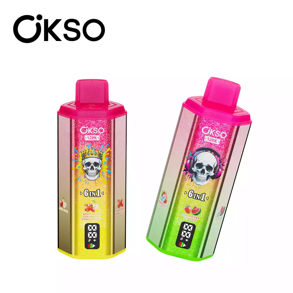 OKSO 6IN1 120k 120000 Puffs Mesh Coil Technology Disposable Vape Wholesale Bulk Buy Multi Options - Image 10