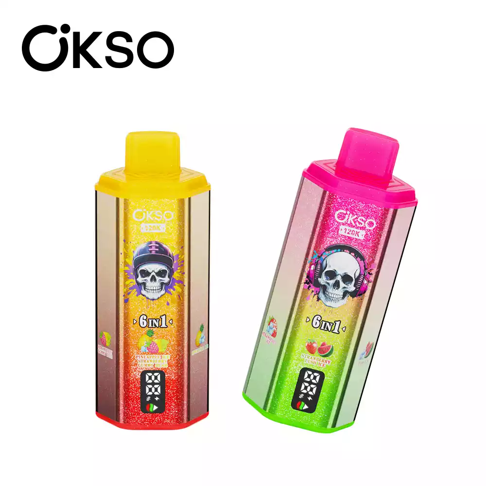 OKSO 6IN1 120k 120000 Puffs Mesh Coil Technology Disposable Vape Wholesale Bulk Buy Multi Options - Image 7