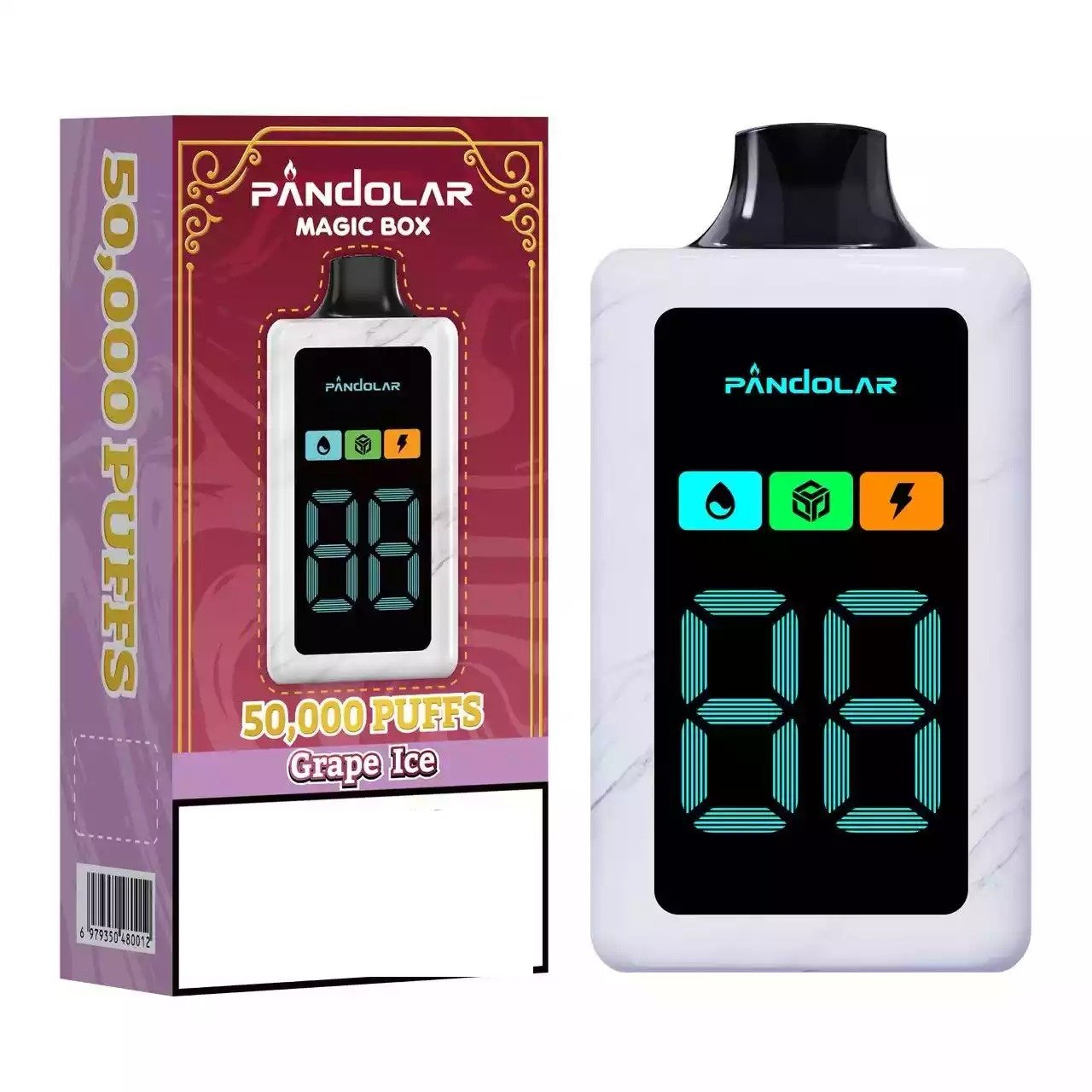 PANDOLAR Magic BOX 50000 Puffs 50K Disposable Vapes   Dual Mesh Tech