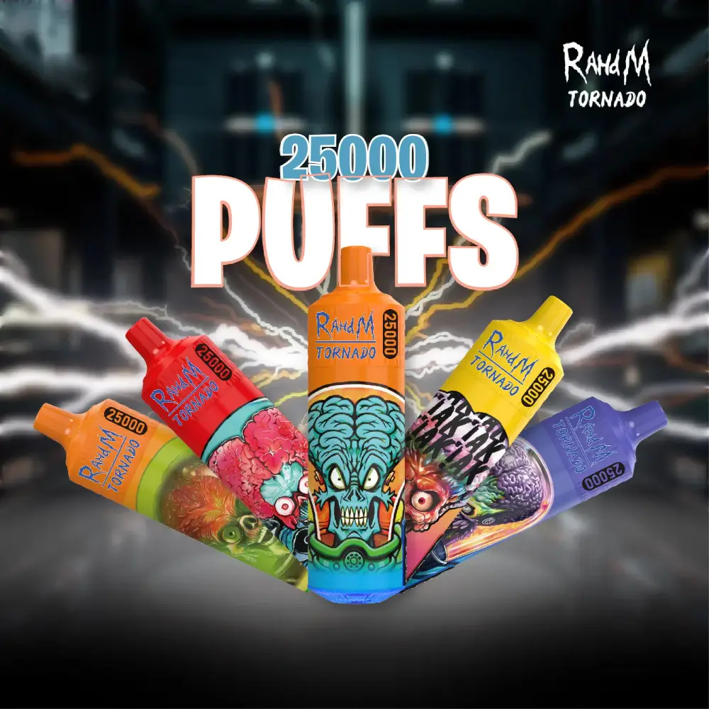 RahdM Tornado 25000 Puffs Bulk Buy Rechargeable Disposable Vapes Wholesale 48 RahdM Tornado 25000 Puffs 2 Percent Original Factory Bulk Buy Rechargeable Disposable Vapes Pen Wholesale
