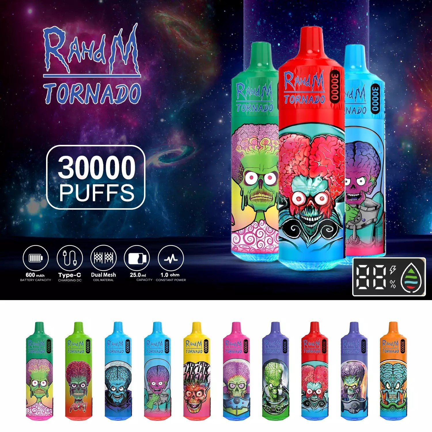 RahdM Tornado 30000 Puffs Dual Mesh Digital Screen Bulk Buy Rechargeable Disposable Vapes Wholesale 20 RahdM Tornado 30000 Puffs Dual Mesh Digital Screen Original Factory Bulk Buy Rechargeable Disposable Vapes Pen Wholesale