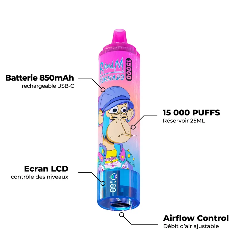 RandM Tornado 15000 Puffs Bulk Buy Rechargeable Disposable Vape Wholesale 36 RandM Tornado 15000 Puffs 0% 2% 3% 5% Concentration Bulk Buy Rechargeable Disposable Vape Wholesale