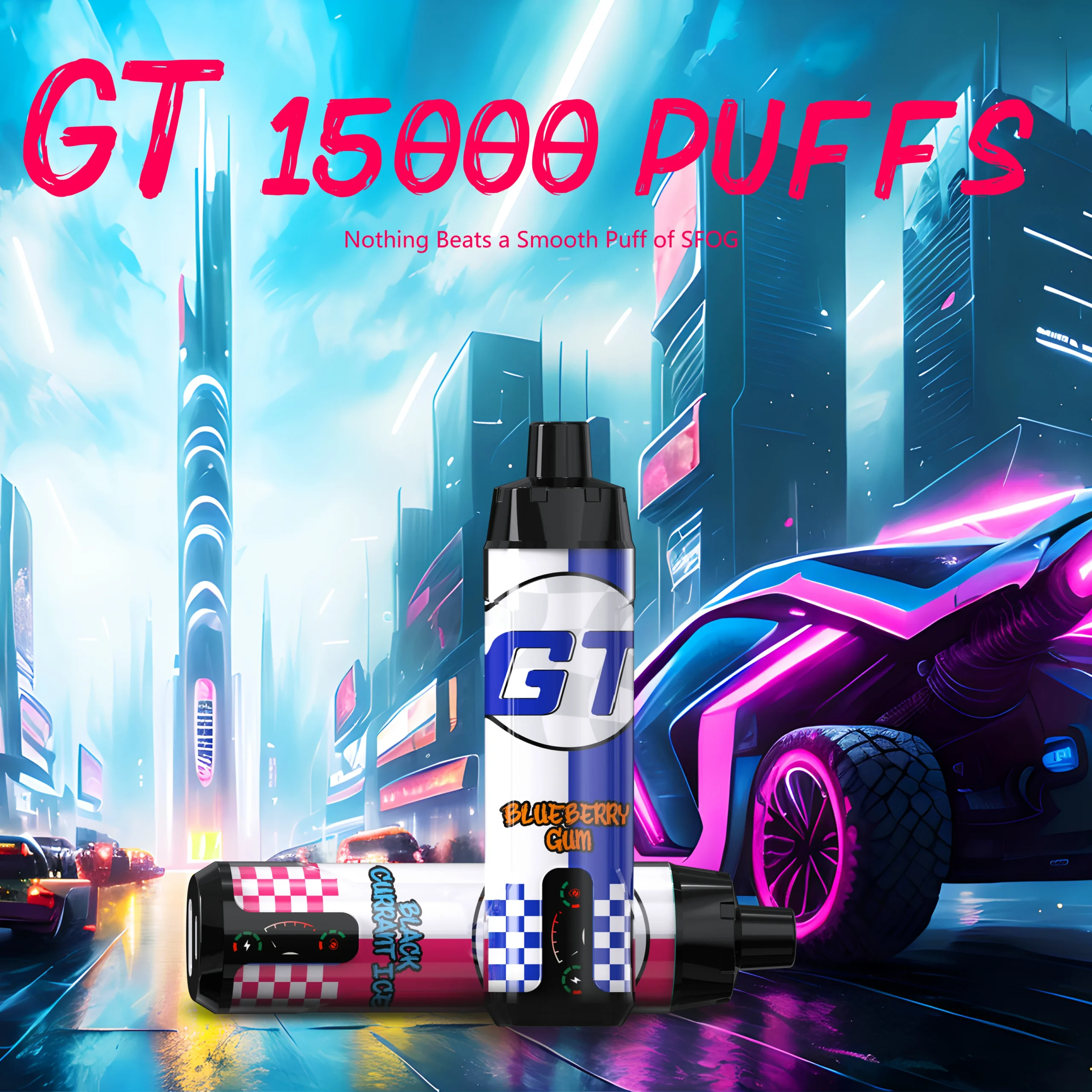 SFOG GT BAR 15000 Puffs SHISHA Smart Display Bulk Buy Rechargeable Disposable Vapes Wholesale - Image 16