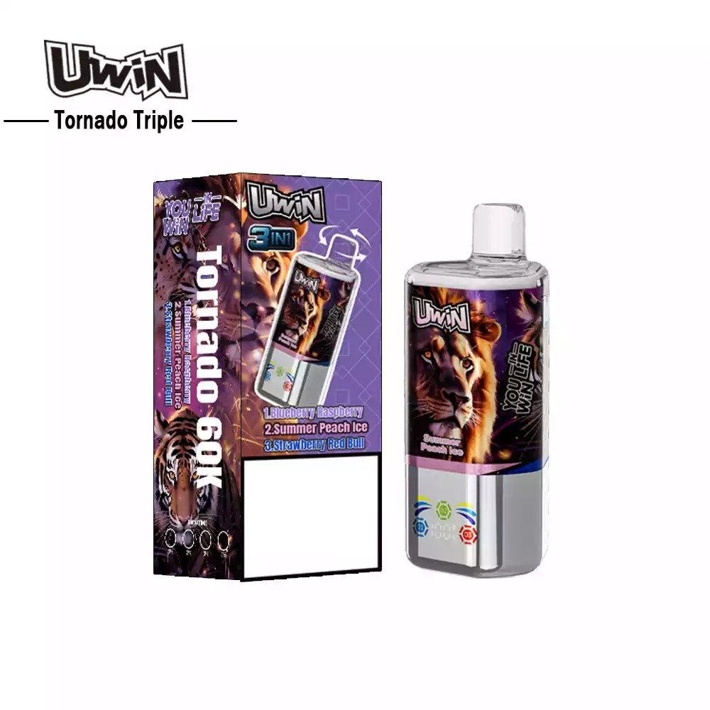 UWIN TORNADO TRIPLE 60000 Puffs 3-in-1 Tastes Bulk Buy 60K Rechargeable Disposable Vapes Wholesale - Image 3