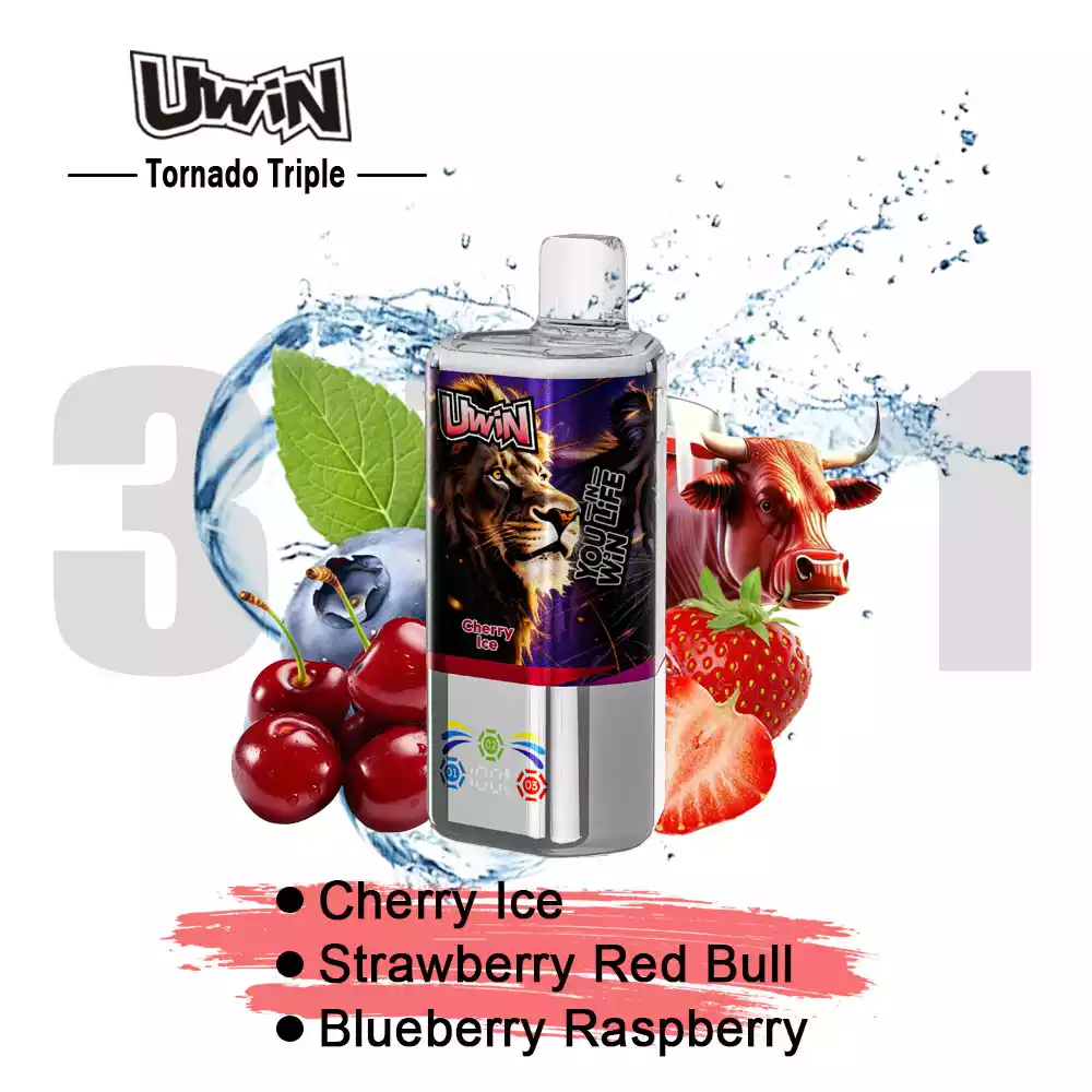 UWIN TORNADO TRIPLE 60000 Puffs 3-in-1 Tastes Bulk Buy 60K Rechargeable Disposable Vapes Wholesale 24 Uwin Tornado Triple 60000 Puffs 3 in 1 Blend Bulk Buy Original Rechargeable Disposable Vapes Wholesale