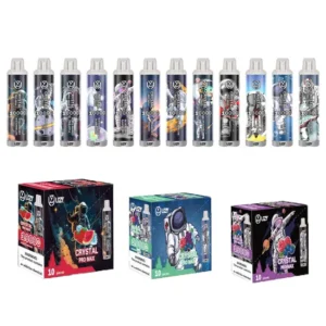 UZY Crystal PRO MAX 10000 Puffs RGB 100K Rechargeable Disposable Vapes
