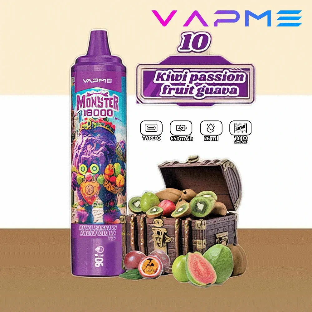 VAPME Monster 16000 Puffs Bulk Buy Rechargeable Disposable Vapes Wholesale - Image 10