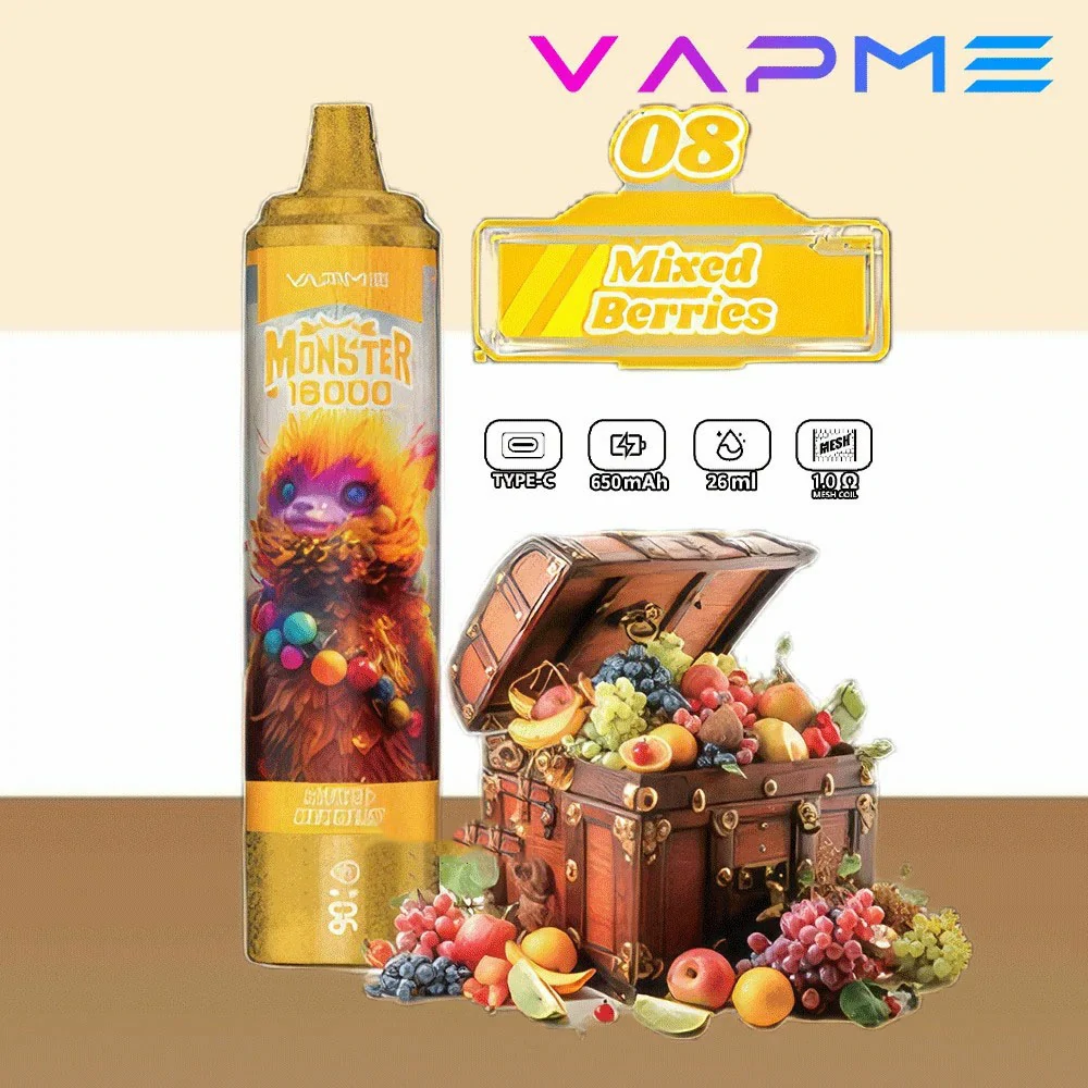 VAPME Monster 16000 Puffs Bulk Buy Rechargeable Disposable Vapes Wholesale - Image 11