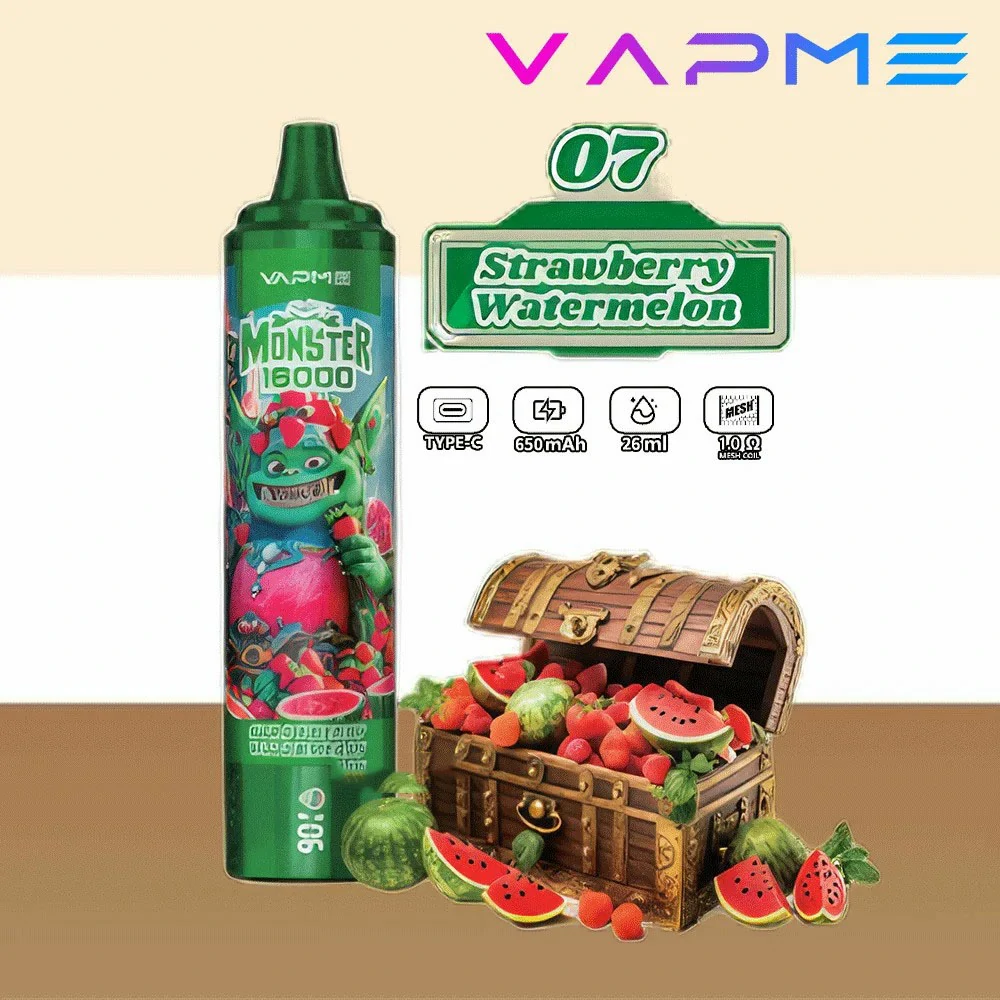 VAPME Monster 16000 Puffs Bulk Buy Rechargeable Disposable Vapes Wholesale - Image 4