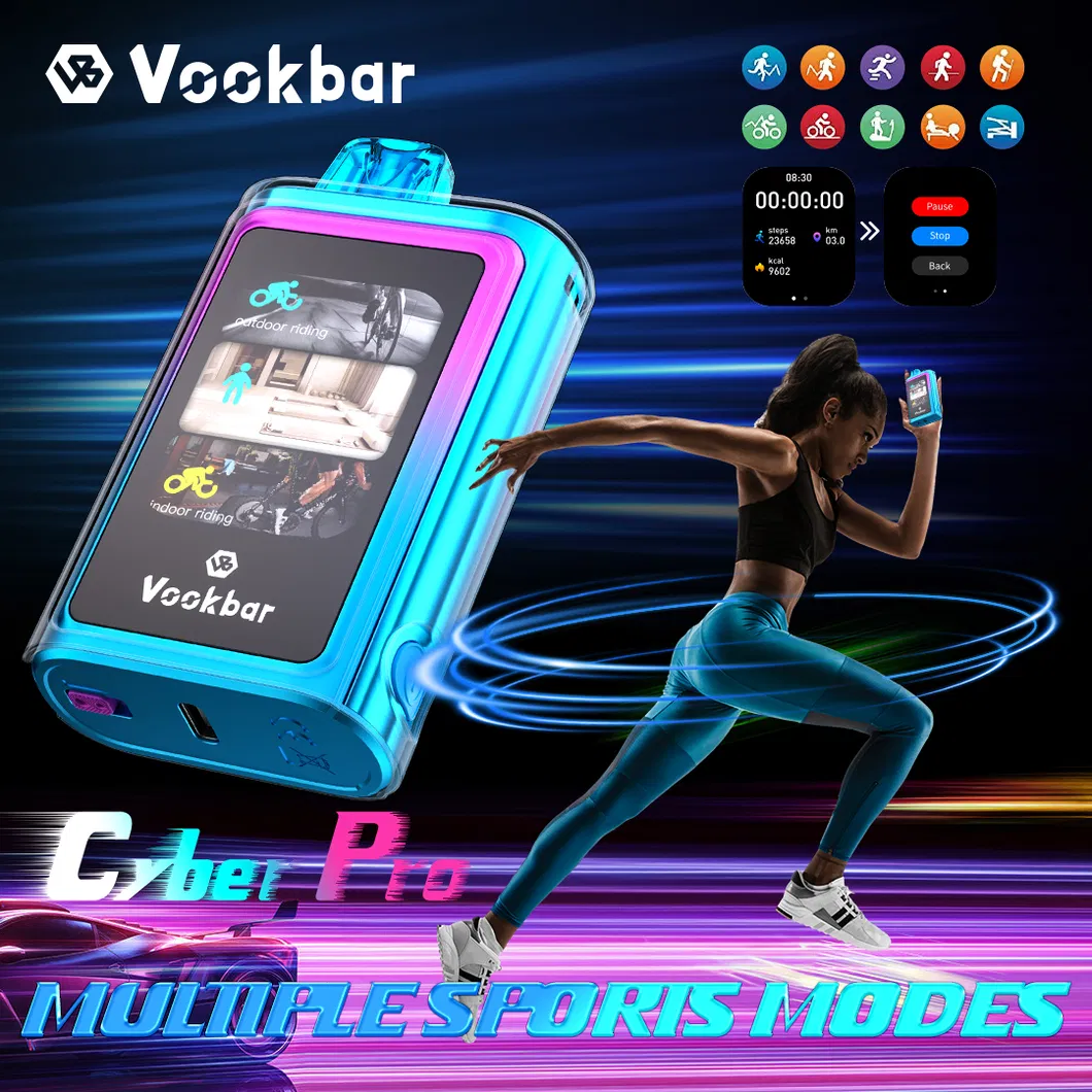 Vookbar Cyber Pro 30000 Puffs Dual Mesh Touch Screen Bulk Buy Rechargeable Disposable Vapes Wholesale - Image 11