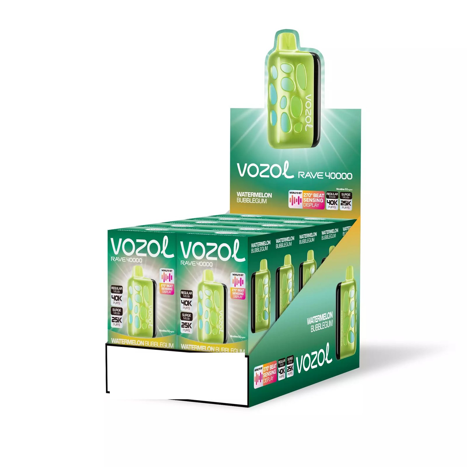 VOZOL RAVE 40000 Puffs Dual Mesh Dual Mode Digital Display Bulk Buy 40K Rechargeable Disposable Vapes Wholesale - Image 20