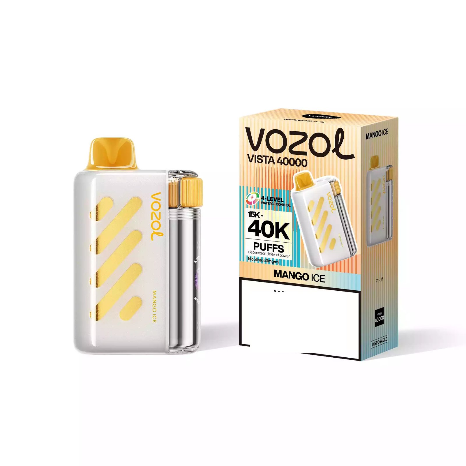 VOZOL VISTA 40000 Puffs 50mg Bulk Buy Rechargeable Disposable Vapes Wholesale - Image 3