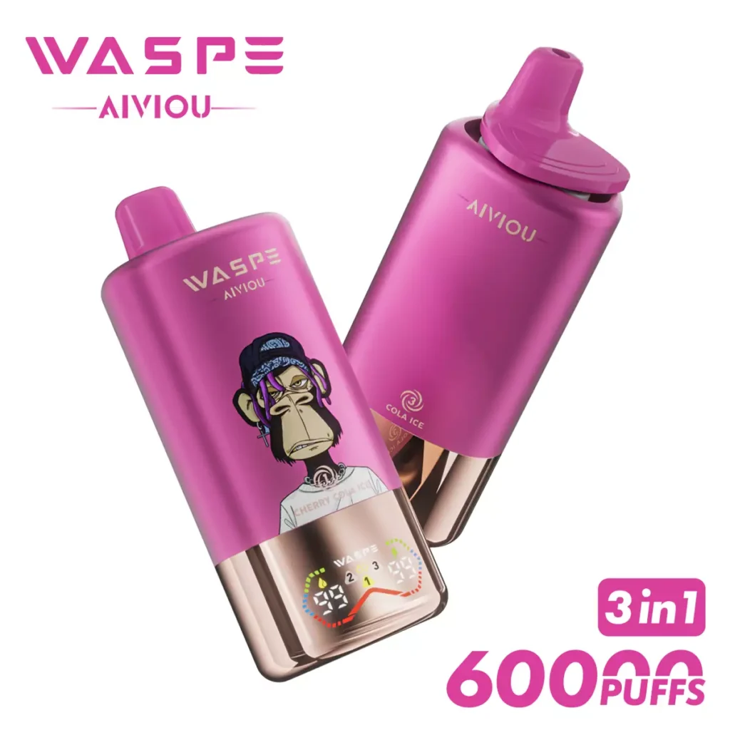 WASPE AIVIOU 60000 Puffs Triple Tastes Digital Screen Bulk Buy 60K Rechargeable Disposable Vapes Wholesale 29 WASPE AIVIOU 60000 Puffs Triple Profile Digital Screen 0% 2% 5% Original Factory Bulk Buy Rechargeable Disposable Vapes Pen Wholesale