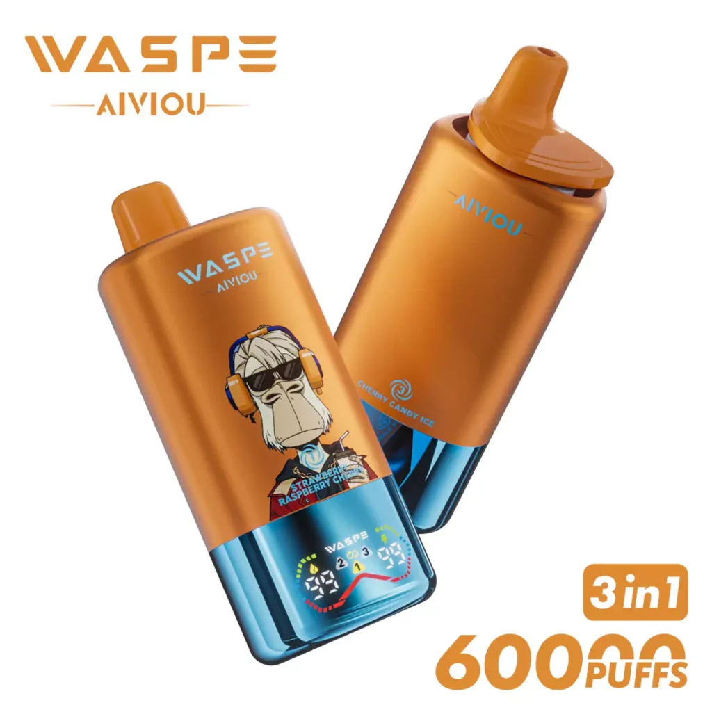 WASPE AIVIOU 60000 Puffs Triple Tastes Digital Screen Bulk Buy 60K Rechargeable Disposable Vapes Wholesale 30 WASPE AIVIOU 60000 Puffs Triple Profile Digital Screen 0% 2% 5% Original Factory Bulk Buy Rechargeable Disposable Vapes Pen Wholesale