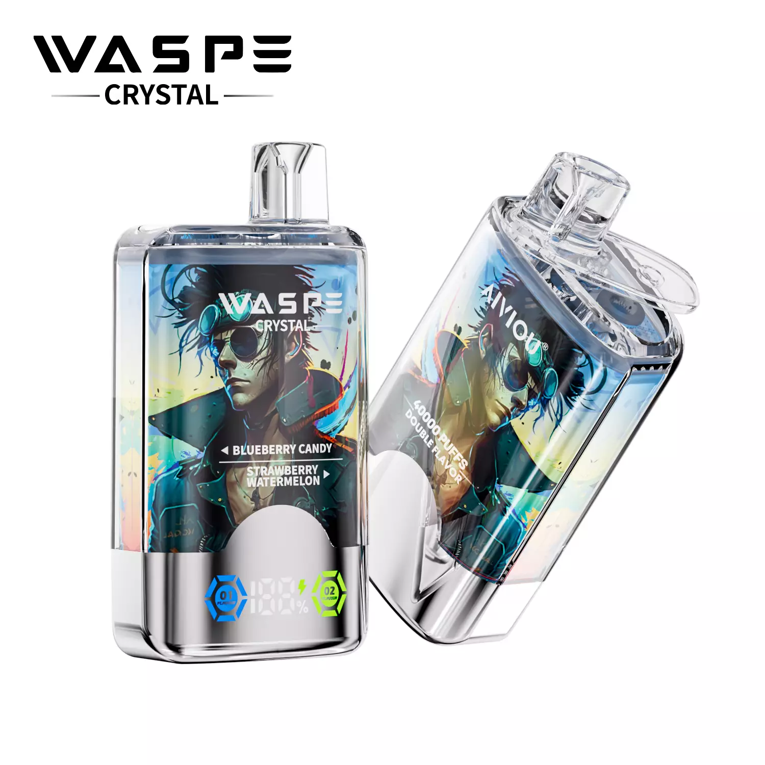 WASPE Crystal 40000 Puffs Double Taste Disposable Vapes Wholesale - Image 10