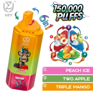 UZY 6 IN 1 Smaker 150K Engångsvape 150000 Puffar