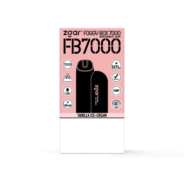 ZGAR FOGGY BOX 7000 Puffs Disposable Vape