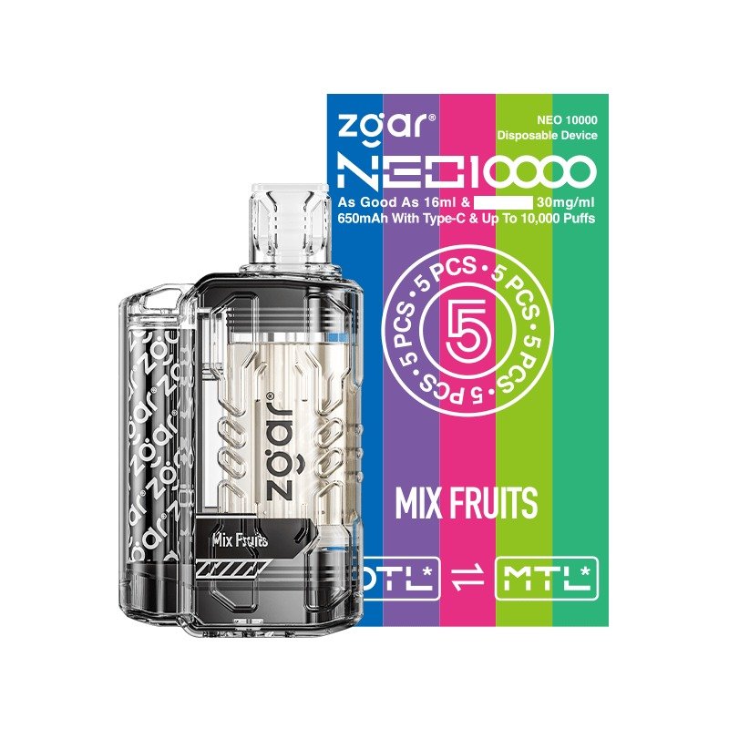 ZGAR NEO 10000 Puffs Rechargeable Disposable Vape Wholesale - Image 2